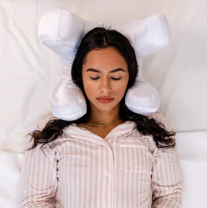 Anti-Wrinkle Beauty Pillow with Cotton Filling - Free Size
