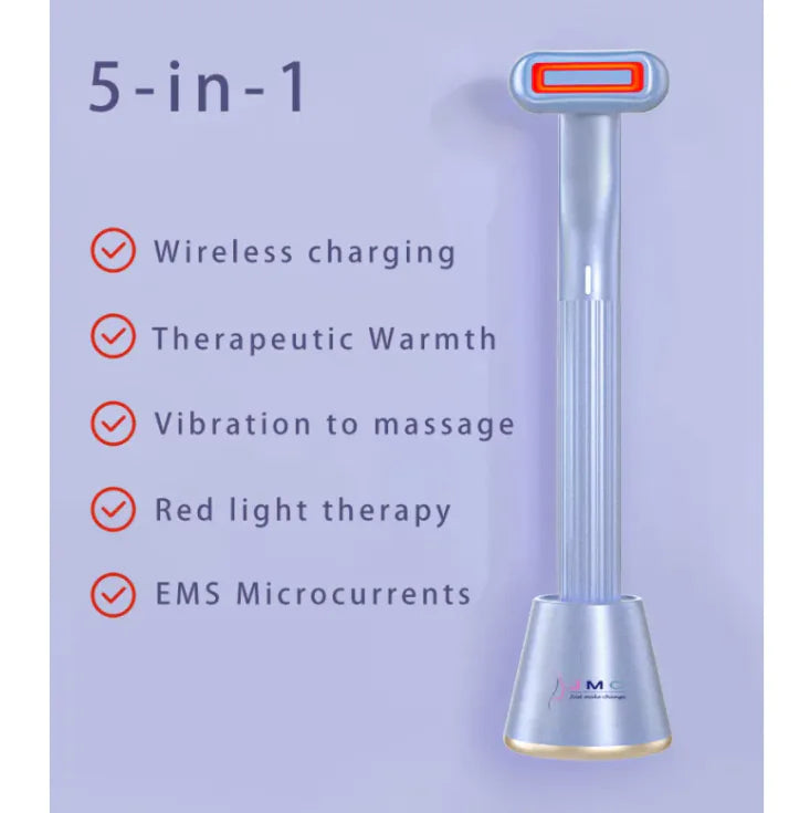 LED Microcurrent Wand in use