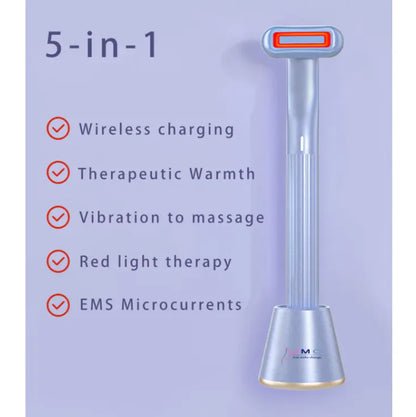 LED Microcurrent Wand in use