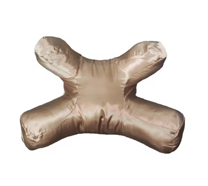 Anti-Wrinkle Beauty Pillow with Cotton Filling - Free Size