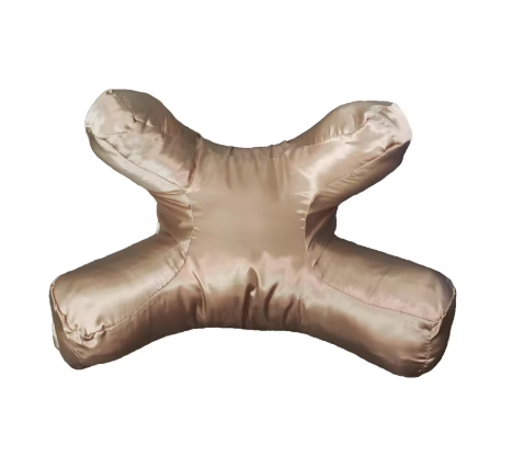 Anti-Wrinkle Beauty Pillow with Cotton Filling - Free Size