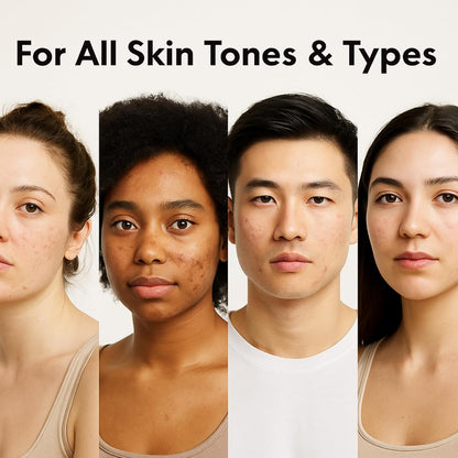 Acne Scar & Dark Spot Patches – Gentle Non-Adhesive Silicone Dots, Safe for Sensitive Skin – Ultra-Thin, Breathable & Nearly Invisible – 72 Pimple Patches, 2 Sizes